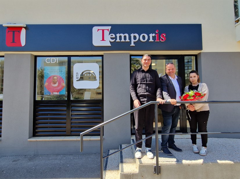 - De salarié à chef d'entreprise : Adrien Martinez ouvre une agence d'emploi Temporis à Perpignan !