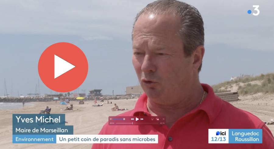 MARSEILLAN - VIDEO : La plage la plus propre de France est à Marseillan plage ! Un petit coin de paradis sans microbe !