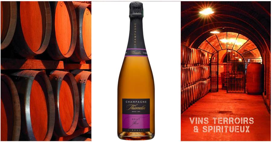 CHAMPAGNE THIERCELIN - Cuvée Brut rosé (Rosé d'Assemblage) - Champagne de Vignerons