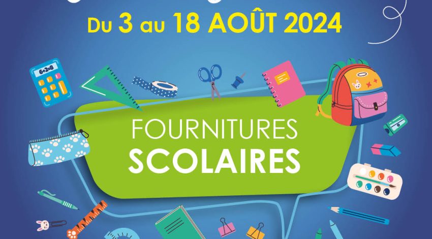 MARSEILLAN - Collecte solidaire de fournitures scolaires au profit des Restos du Coeur