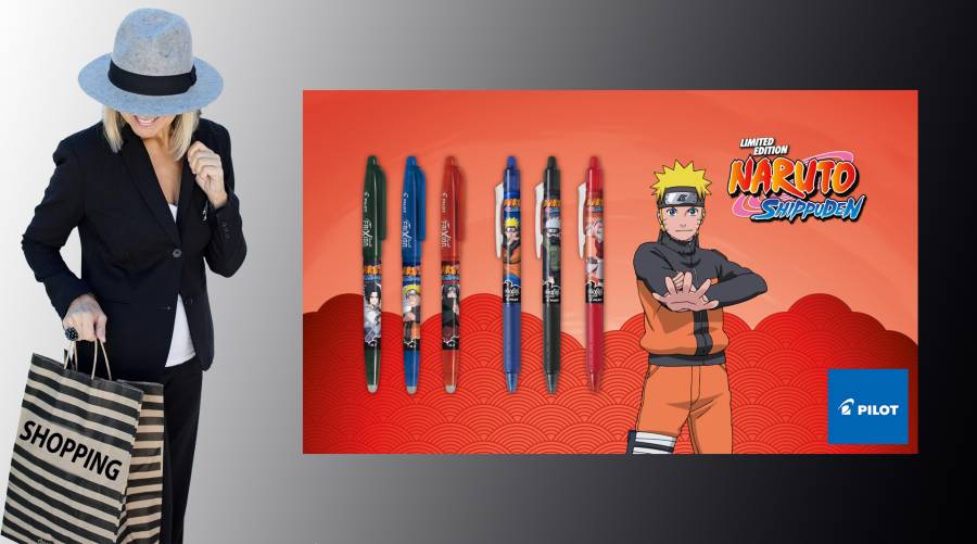 Pilot FriXion X NARUTO SHIPPUDEN - Cette année, les FriXion accompagnent les prochains Hokage à la rentrée !