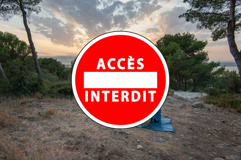 BASSIN DE THAU - Fermeture de la forêt des Pierres Blanches : risque de verbalisation