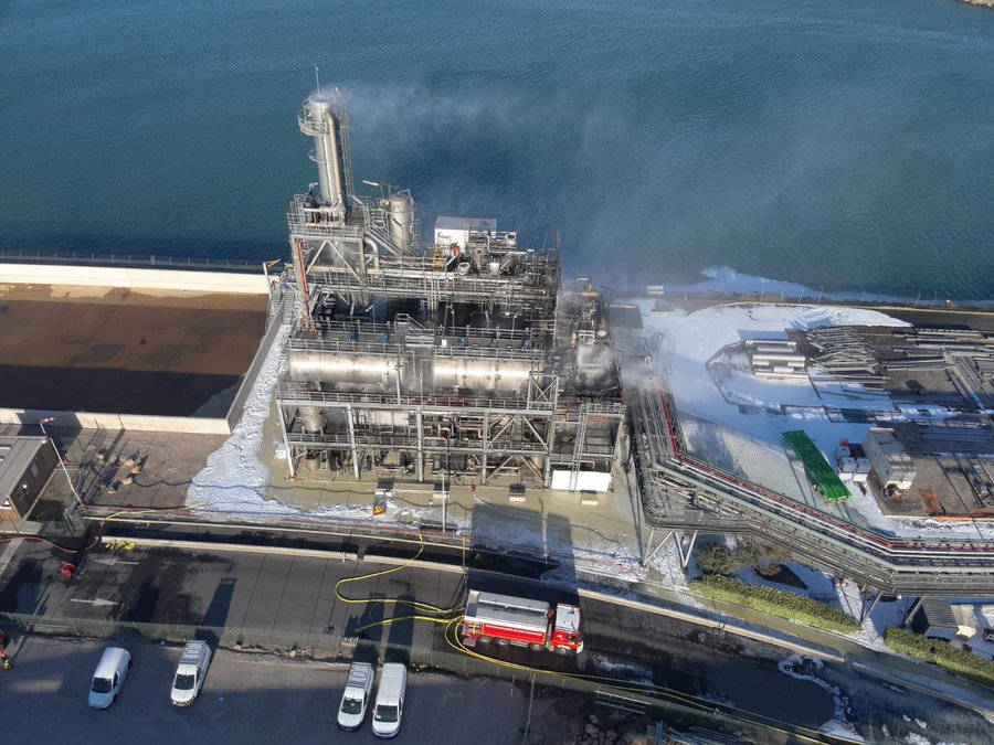 BASSIN DE THAU - Incendie dans l'entreprise SAIPOL de Séte