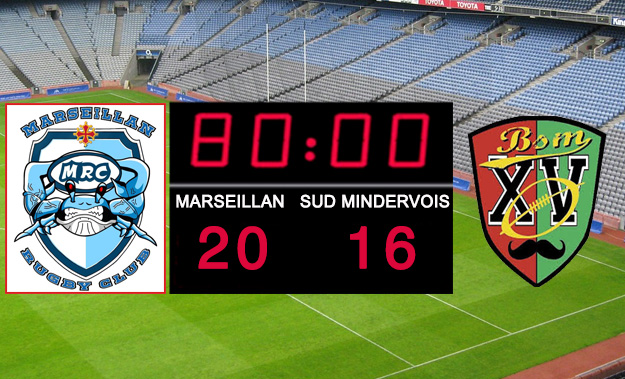 MARSEILLAN - Seconde victoire en photos du MRC ce Dimanche contre l'équipe de Sud minervois 20 à 16