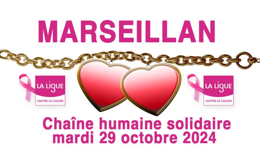 MARSEILLAN - Octobre Rose : Chaîne humaine solidaire le mardi 29 octobre 2024 de 11:00 à 11:45