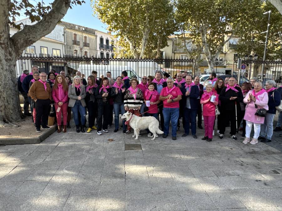 HÉRAULT - MARSEILLAN - VIDEO - Rassemblement et chaine solidaire pour OCTOBRE ROSE .