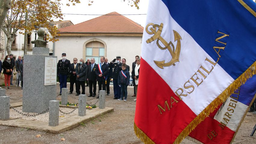 MARSEILLAN - Commémoration de l'Armistice du 11 novembre 1918