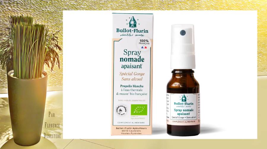 NOUVEAU : Spray Nomade Apaisant Sans Alcool - Ballot Flurin