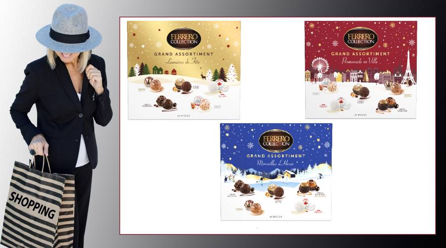 FERRERO COLLECTION sublime les fêtes avec 3 grands assortiments et des recettes exclusives !