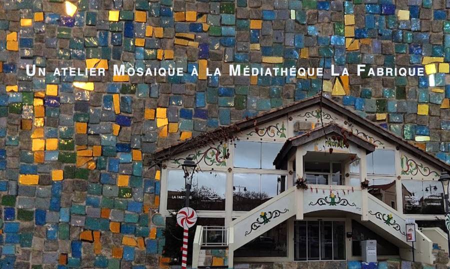 MARSEILLAN - Un atelier Mosaique à la Médiathéque La Fabrique