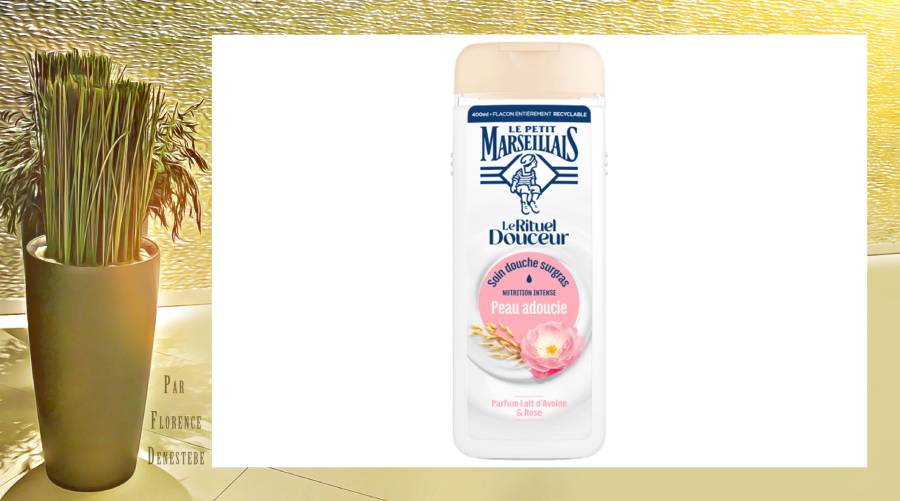 LE PETIT MARSEILLAIS - Soin Douche Surgras - Le Rituel Douceur Parfum Lait d'Avoine & Rose