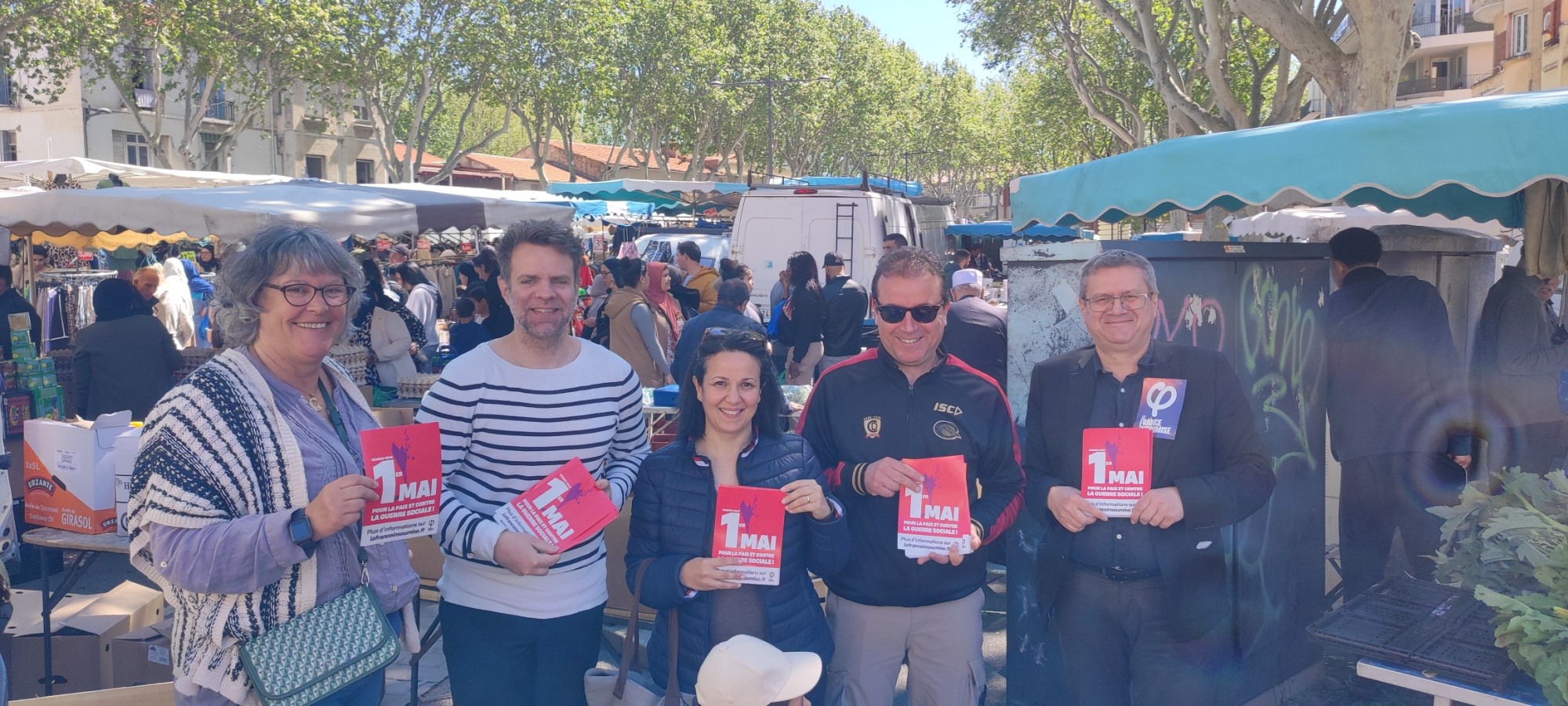 Pyrénées-Orientales - Premier Mai : mobilisation pour les droits des travailleurs, les libertés démocratiques et la paix