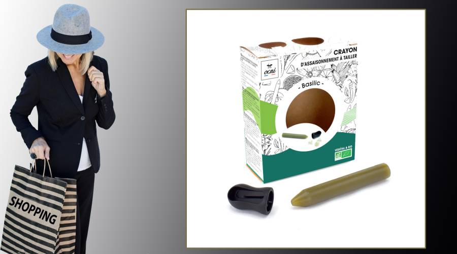 OCNI - Crayon d'assaisonnement à tailler Basilic BIO