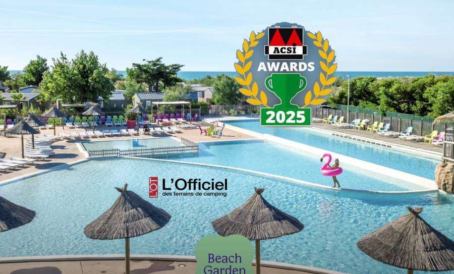 MARSEILLAN - Les Méditerranées – Beach Garden lauréat de la plus belle piscine des ACSI Awards 2025