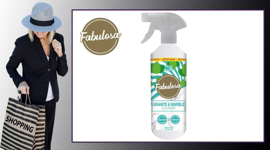 Spray nettoyant spécial Granit et Marbre - Fabulosa « Mint Swirl » Nouvelle révolution signée Fabulosa