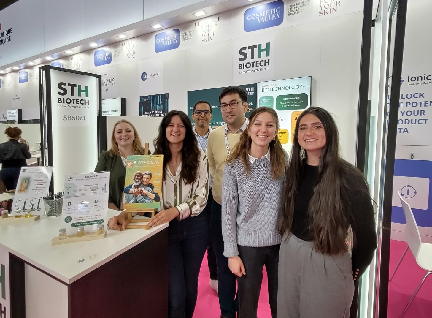 - STH BIOTECH commercialise un premier ingrédient cosmétique issu de sa technologie innovante de biopr