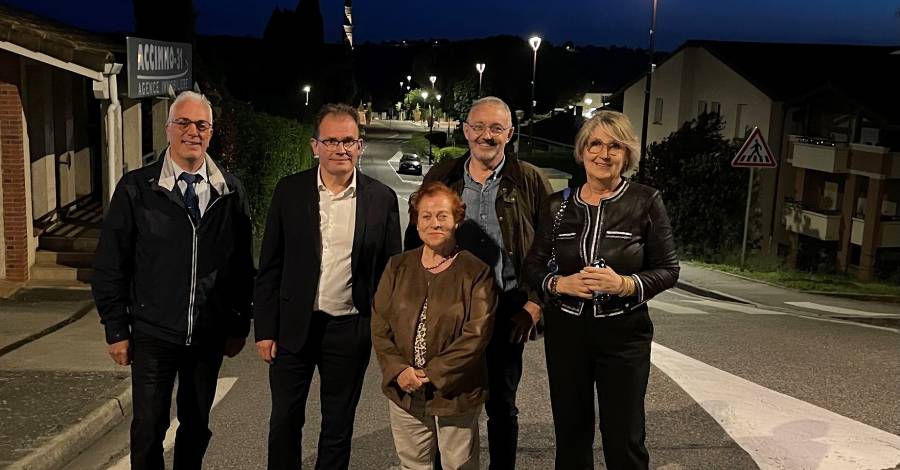 Haute-Garonne - La commune de Drémil-Lafage et le SDEHG pour un éclairage public sobre et efficace 100% LEDS