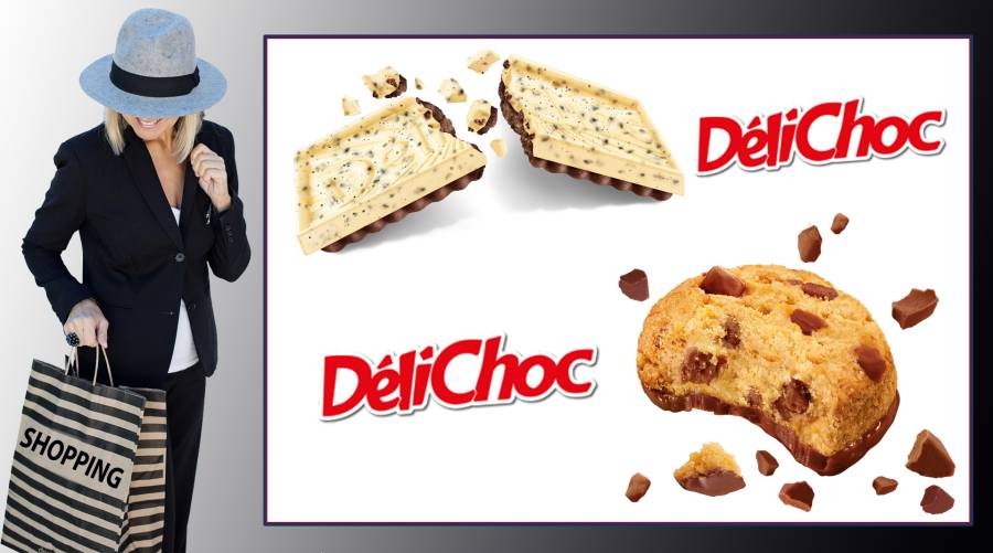 BREAKING NEWS* - Délichoc secoue la gen'z(1) avec 2 innovations, un nouveau look(2) , une nouvelle campagne publicitaire... mais toujours aussi « CHOC »