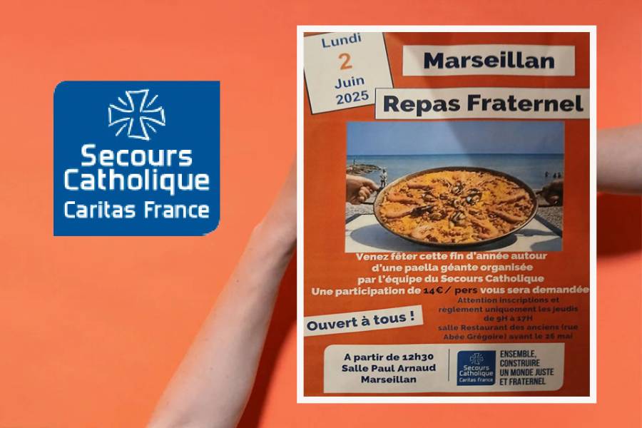 MARSEILLAN - Une paella géante pour célébrer la solidarité à Marseillan