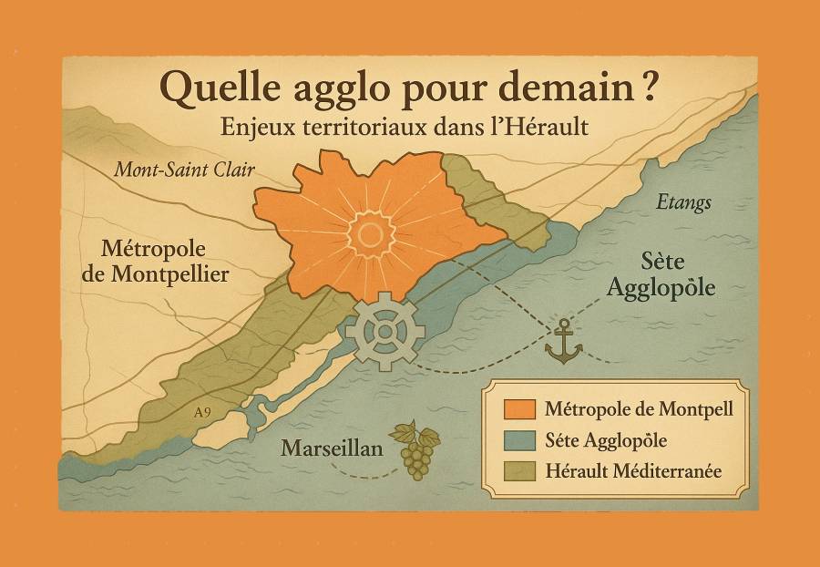 - Fusion des agglomérations autour de l'étang de Thau : Quelle métropole pour demain ?