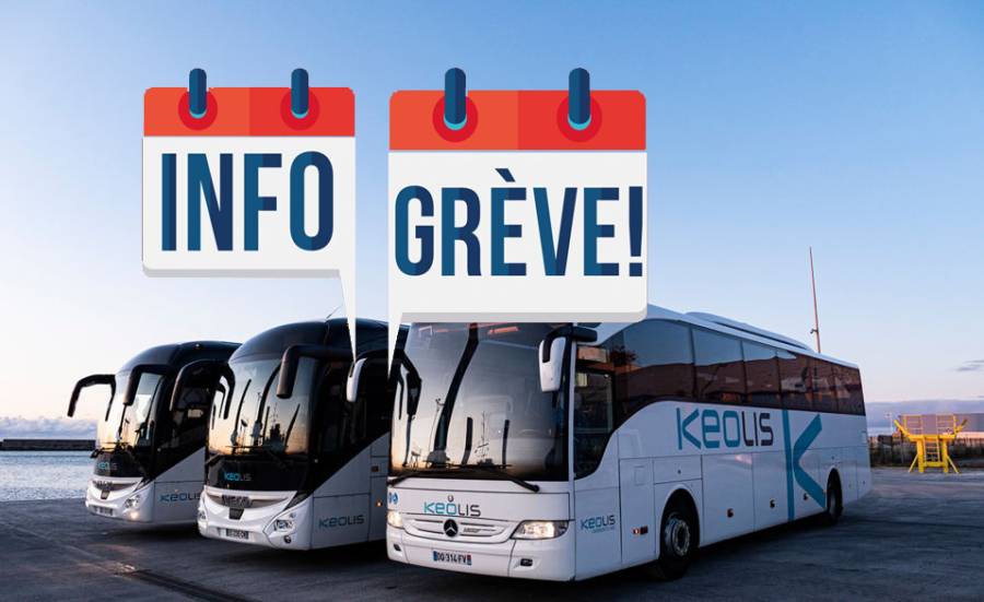 BASSIN DE THAU - Mouvement de grève aux COURRIERS DU MIDI - KEOLIS Mercredi 28 mai