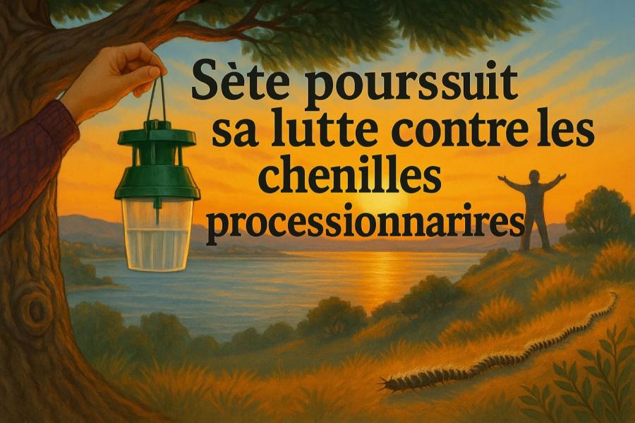 SÈTE - En première ligne contre les chenilles processionnaires - Sète mobilisé pour une lutte écologique