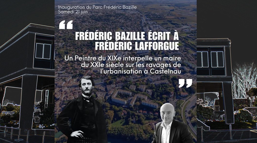 CASTELNAU LE LEZ - Une lettre imaginaire du peintre Frédéric Bazille remise au Maire le 21 juin