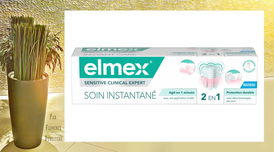 elmex® Sensitive clinical expert Soin instantané - Pour une protection instantanée(1) et durable contre la sensibilité dentaire