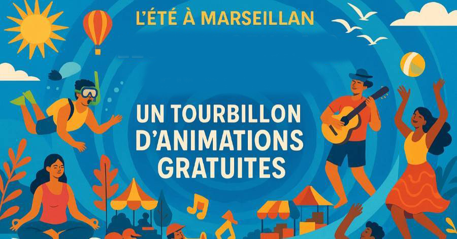 HÉRAULT - Votre été 2025, un tourbillon d'animations gratuites à Marseillan et Marseillan plage !