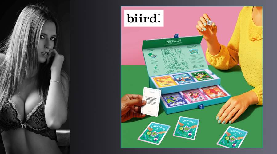 Biird dévoile TOGETHER - Un jeu de cartes pour couples, créé en collaboration avec Jouissance Club