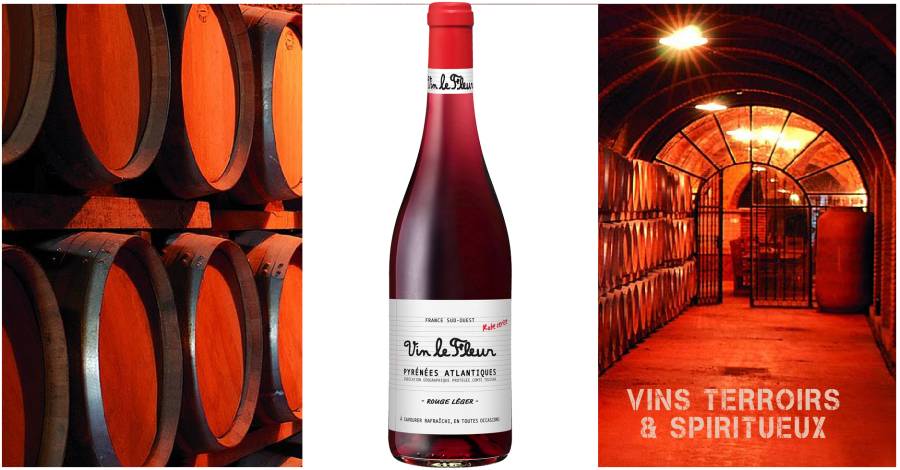 Vin le Fleur - Pyrénées Atlantiques - Rouge Clair & Léger